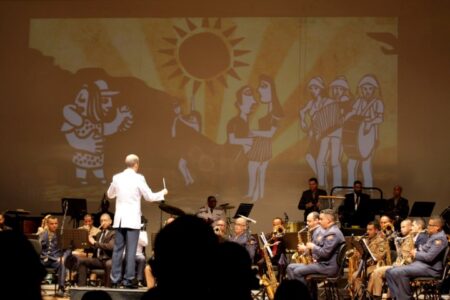 Banda do Corpo de Bombeiros realiza concerto com trilhas de cinema em Goiânia