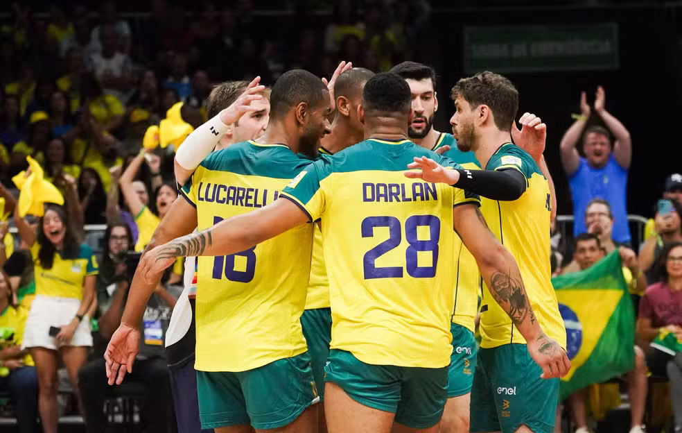 Sem medalhões, Brasil estreia na VNL