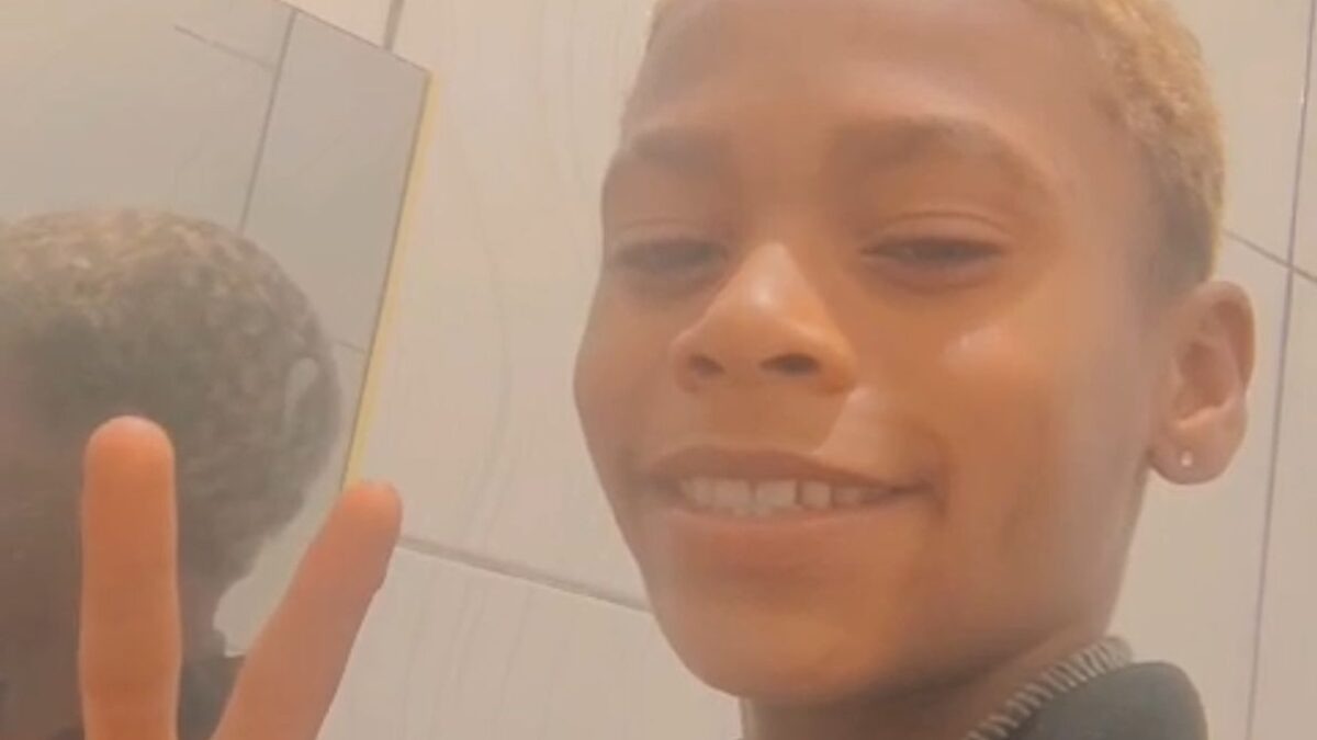 Imagem do jovem morto em setembro de 2024