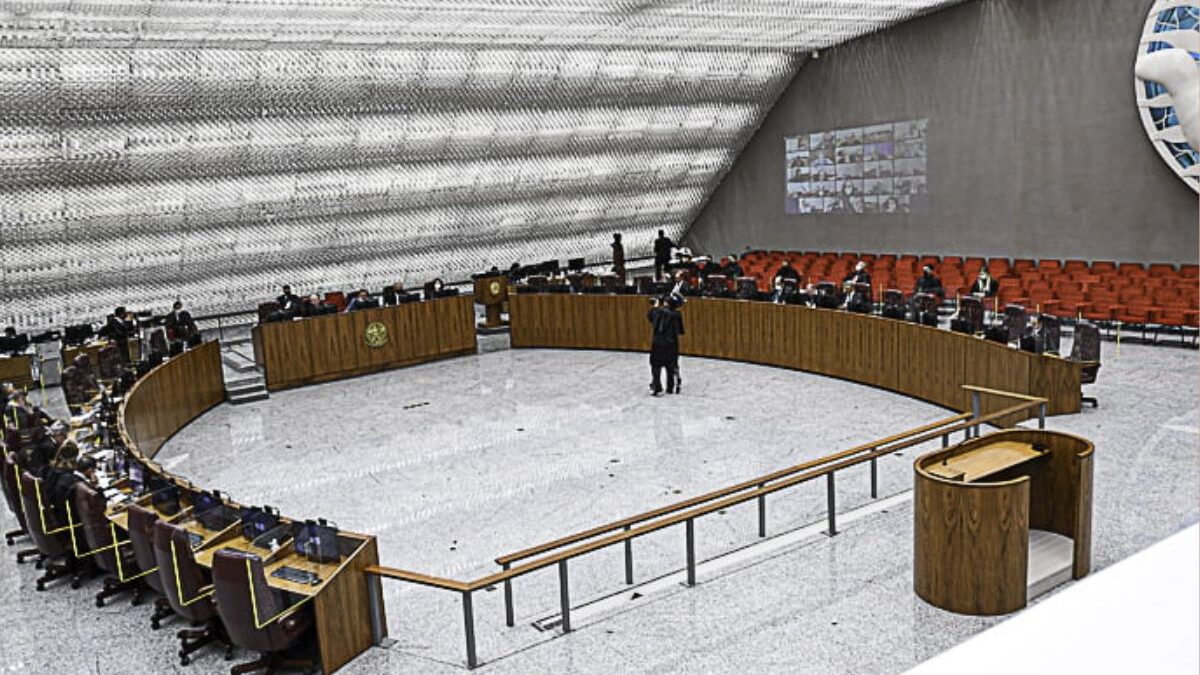 Plenário do STJ, que analisou caso de roubo em Goiás (Foto: Divulgação)