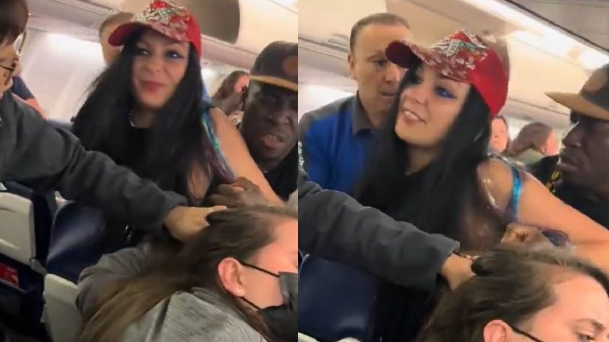 Americana é presa após agredir brasileira em voo nos EUA; veja o vídeo Leanna Perry vai responder por lesão corporal grave