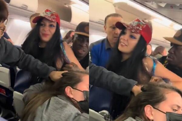 Americana é presa após agredir brasileira em voo nos EUA; veja o vídeo Leanna Perry vai responder por lesão corporal grave