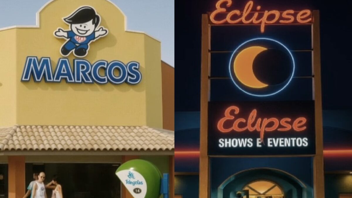 Supermercado Marcos e boate Eclipse: Vídeo feito por IA retrata Goiânia nos anos 2000 Vídeo mostra Avestruz Master e Family Center