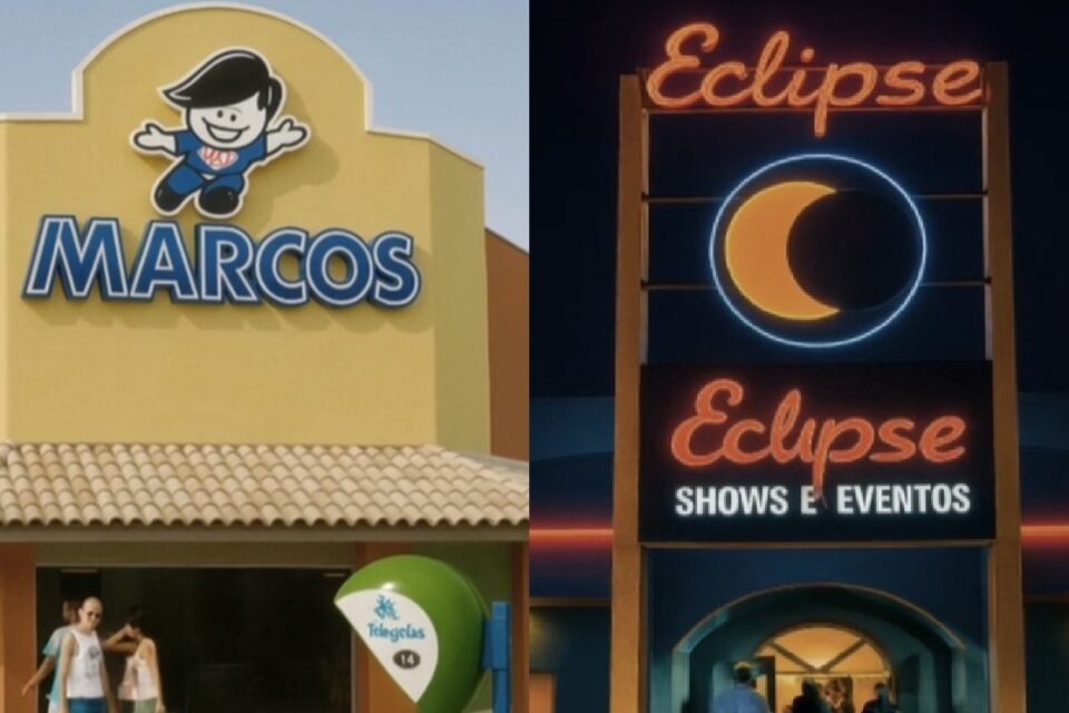 Supermercado Marcos e boate Eclipse: Vídeo feito por IA retrata Goiânia nos anos 2000 Vídeo mostra Avestruz Master e Family Center