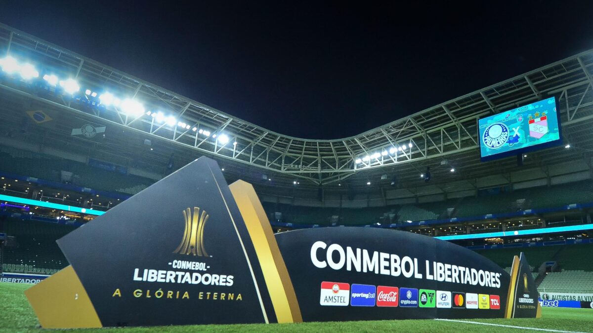 Allianz Parque durante partida da Libertadores