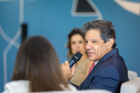 Ministro Fernando Haddad: polêmica do IOF (Foto: Divulgação)