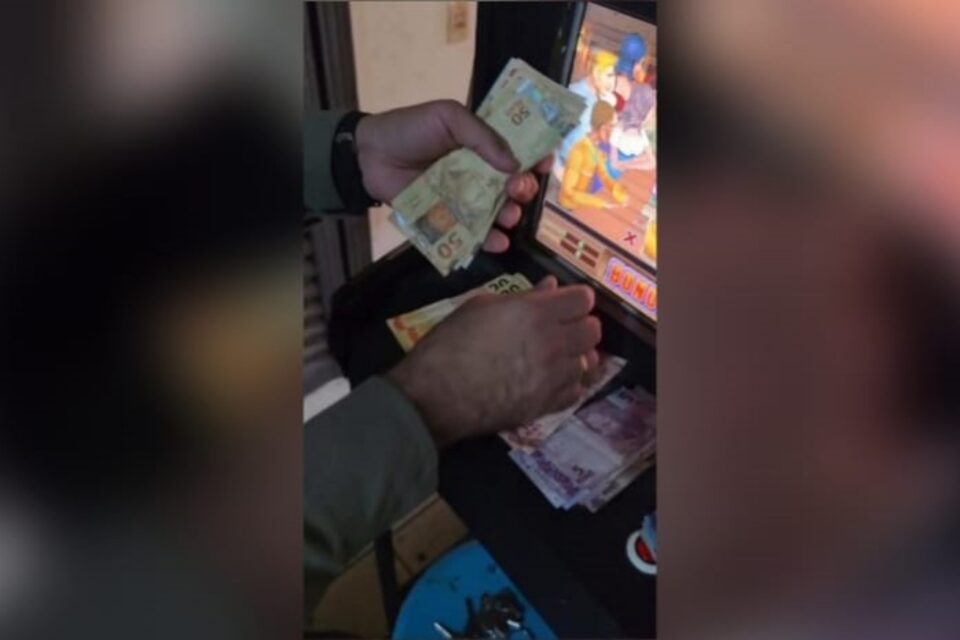Imagem do dinheiro apreendido