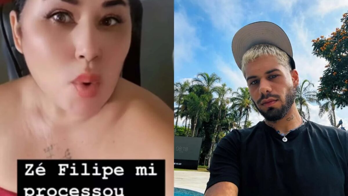 Zé Felipe processa ex de Luciano Camargo por dizer que ele é gay Cleo Lyola afirmou que Virginia Fonseca teria flagrado o cantor com homem