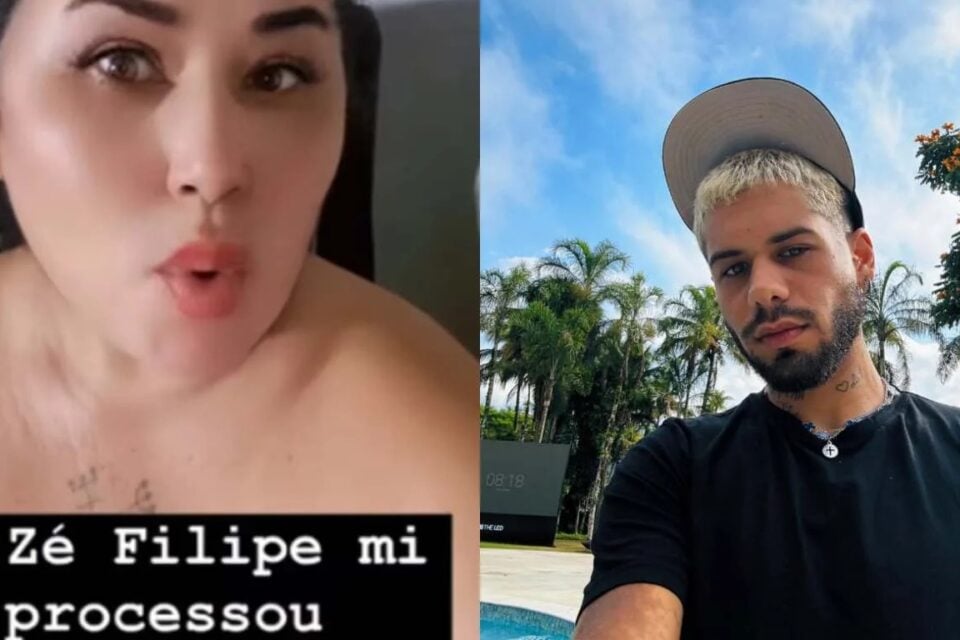 Zé Felipe processa ex de Luciano Camargo por dizer que ele é gay Cleo Lyola afirmou que Virginia Fonseca teria flagrado o cantor com homem