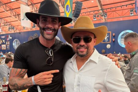 Xand Avião e Gusttavo Lima: juntos no Arraiá do Bem? (Foto: Reprodução)