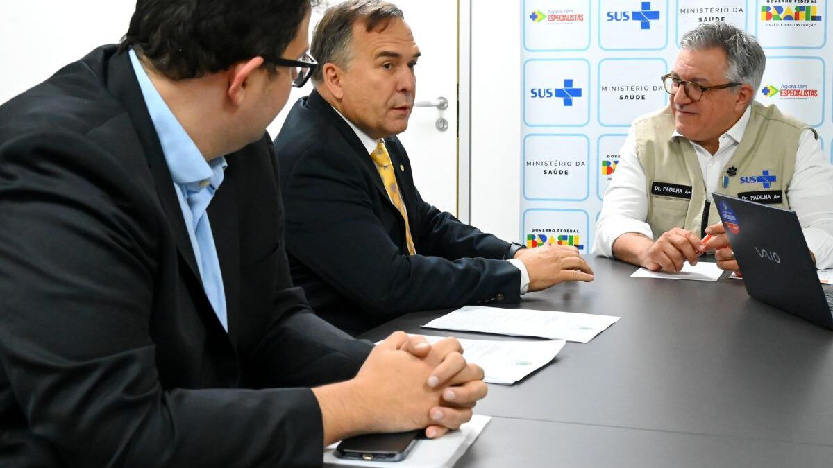 Mabel em audiência com ministro Padilha (Foto: Divulgação)