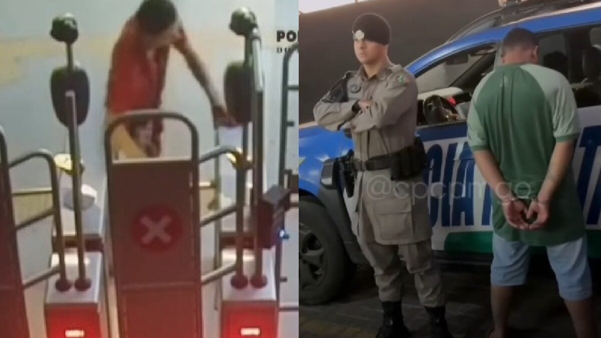 Homem é preso após matar desafeto a facadas no Jardim Novo Mundo, em Goiânia Câmeras de segurança filmaram a vítima andando ensanguentada