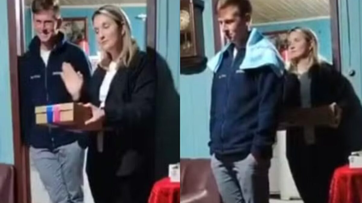 Vídeo: Mulher expõe traições do marido em falso chá revelação Grávida, Natália Knak citou nomes e apresentou provas