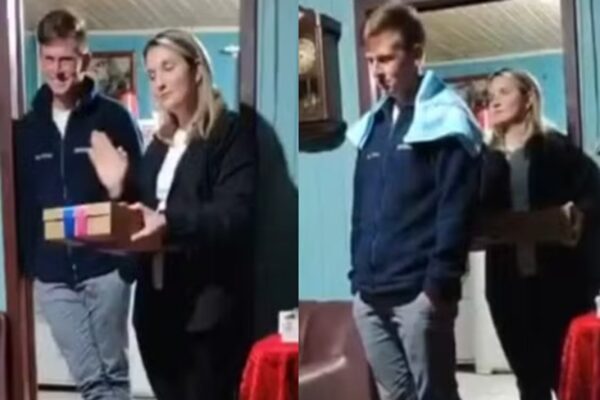 Vídeo: Mulher expõe traições do marido em falso chá revelação Grávida, Natália Knak citou nomes e apresentou provas