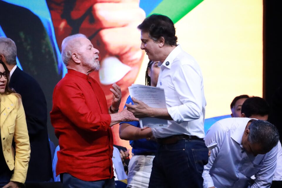 Presidente Lula em Goiânia, com ministro Camilo Santana (Foto: Ruber Couto/Mais Goiás)