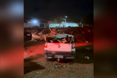 Prefeito flagra descarte irregular em Anápolis (Foto: Reprodução)