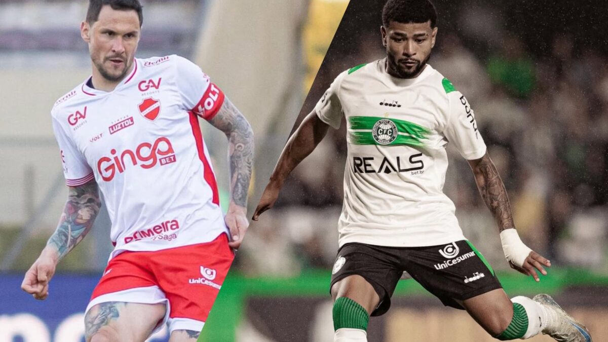 Com o retorno de Tiago Pagnussat, Vila Nova abre returno contra o Coritiba no OBA 1 Vila Nova e Coritiba abrem o segundo turno