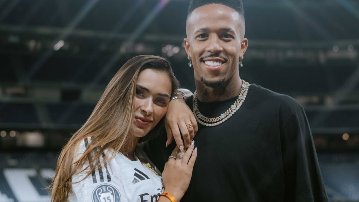 Éder Militão e Tainá Castro (Foto: Reprodução/Instagram)