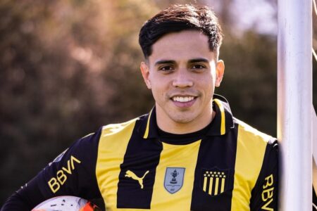 Alejo Cruz, novo atacante do Peñarol
