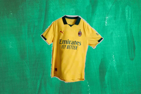 camisa amarela do Milan