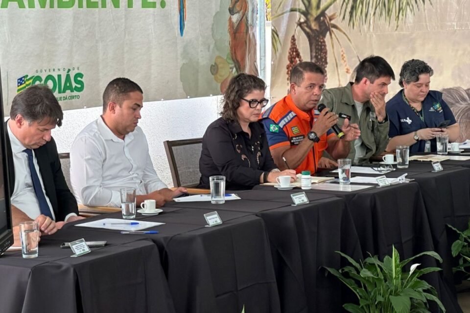 Lixão de Padre Bernardo: gabinete de crise reunido (Foto: Divulgação)