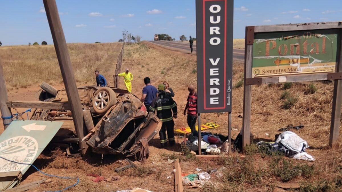 Imagem do local do acidente