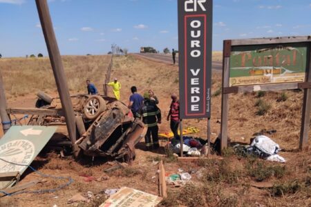 Imagem do local do acidente