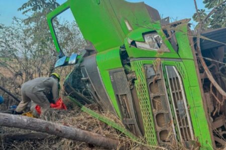 Imagem frontal do veículo no momento do salvamento
