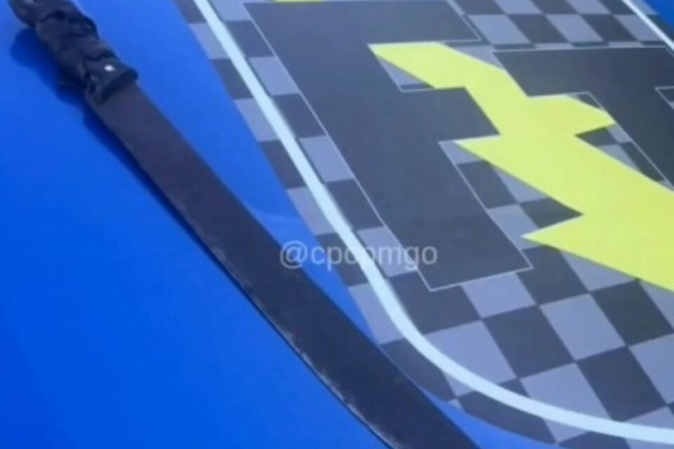 Arma usada na tentativa de homicídio