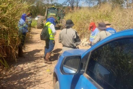 Imagem do local do acidente