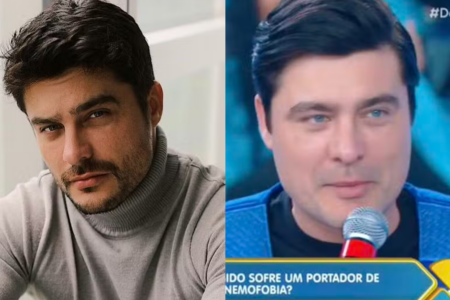 Aparição de Guilherme Leicam no SBT chama atenção por mudanças no rosto; "desarmonização”