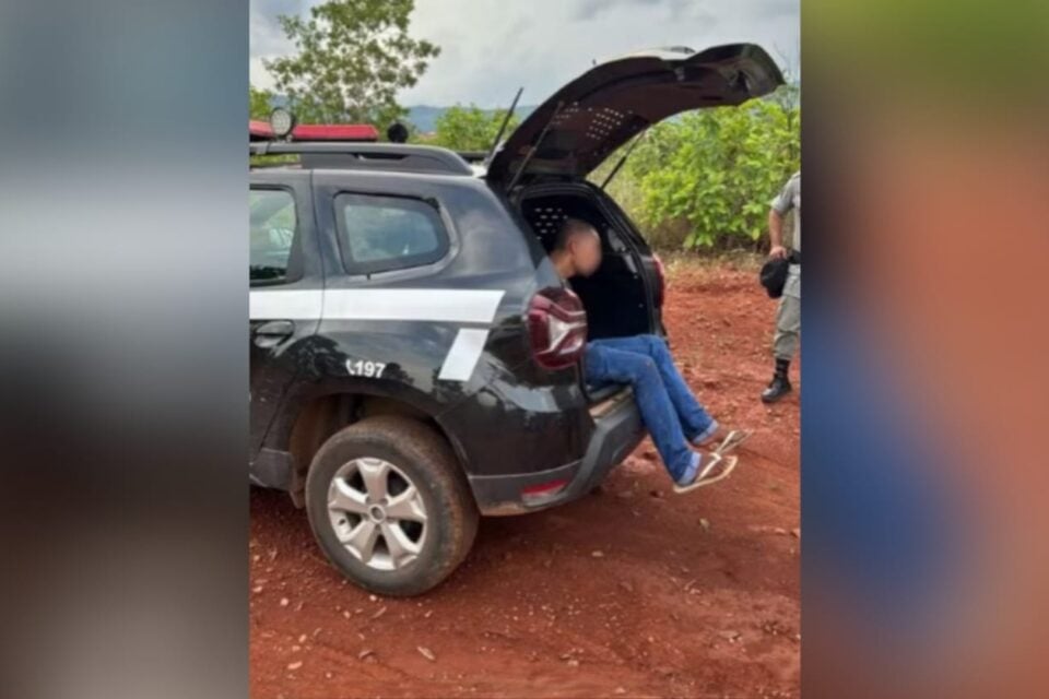 Imagem do dia da prisão