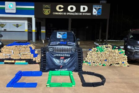 Confronto termina com apreensão de 1 tonelada de maconha em Goiás Suspeito morreu baleado perto da cidade de Chapadão do Céu