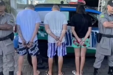 Trio é preso por tráfico de drogas na região do Anel Viário, em Goiânia