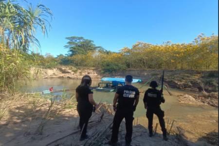 Polícia investiga crimes ambientais em Niquelândia (Foto: Divulgação)