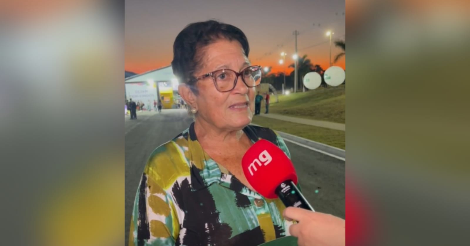 Imagem da devota curada pela fé