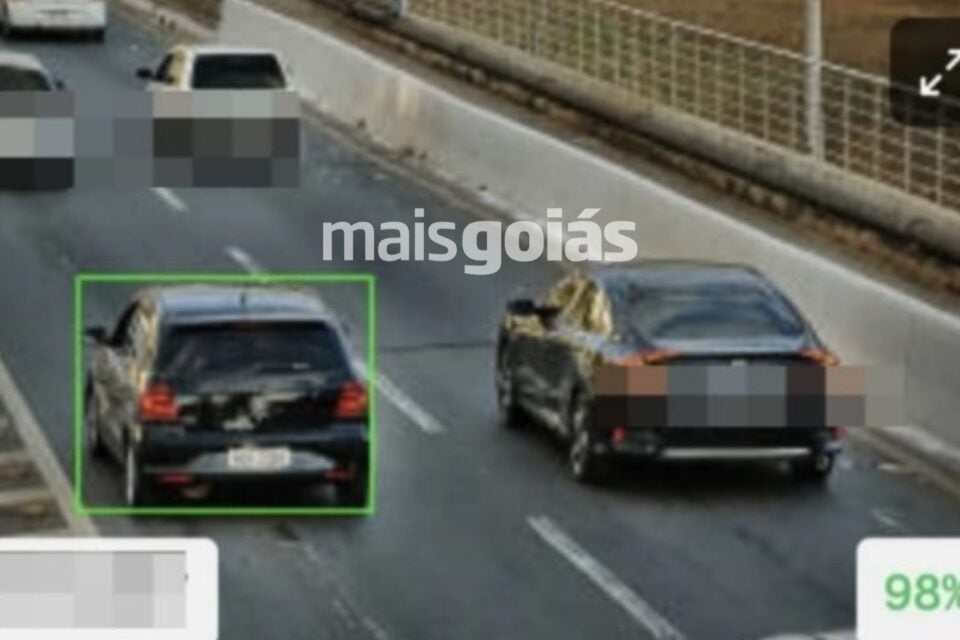 Imagem da fuga do suspeito