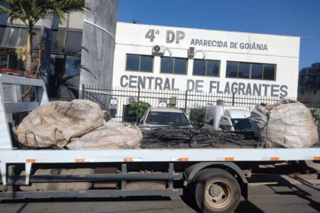 Imagem do material apreendido