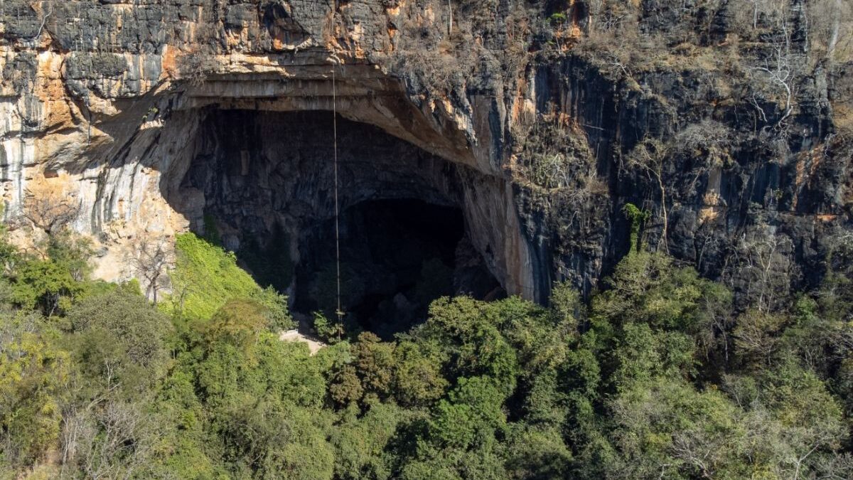 Caverna Terra Ronca I é oficialmente transferida para o Estado de Goiás 1 Caverna Terra Ronca I, incorporada ao patrimônio do Estado (Foto: Divulgação)