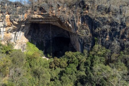 Caverna Terra Ronca I, incorporada ao patrimônio do Estado (Foto: Divulgação)