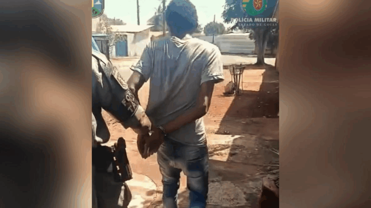 Homem preso por abusar e agredir idosa com câncer (Foto: Reprodução)