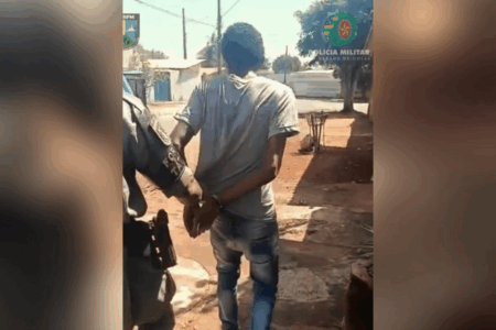 Homem preso por abusar e agredir idosa com câncer (Foto: Reprodução)