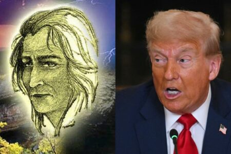 Horas antes de tsunami atingir EUA, Cacique Cobra Coral postou ultimato a Trump Publicação anunciava a suspensão da assistência climática