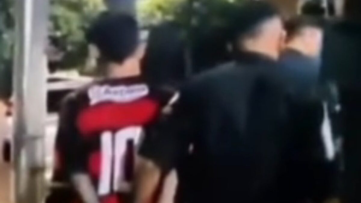 Imagem do suspeito preso