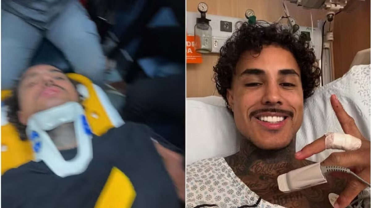 MC Livinho é internado após acidente de moto em São Paulo