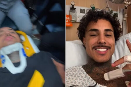 MC Livinho é internado após acidente de moto em São Paulo