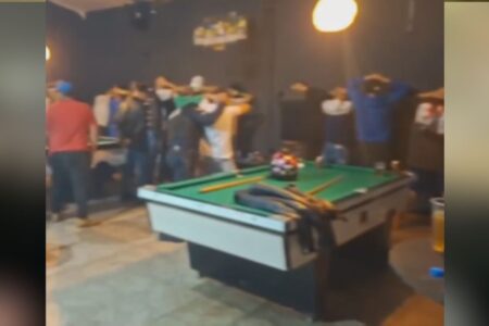 Operação da Polícia Militar em Jataí (Foto. Reprodução)