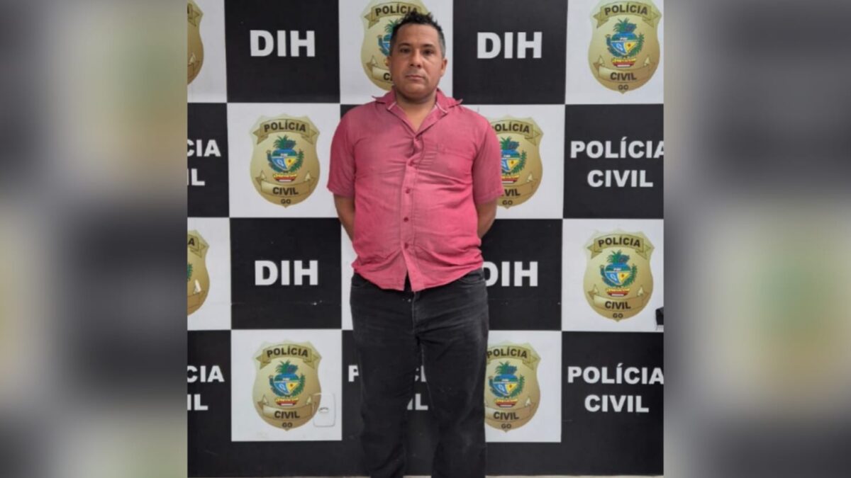 Imagem do suspeito preso pela PC