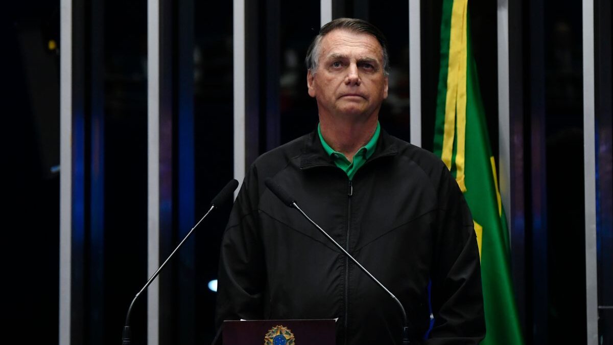 Bolsonaro no Senado (Foto: Senado)
