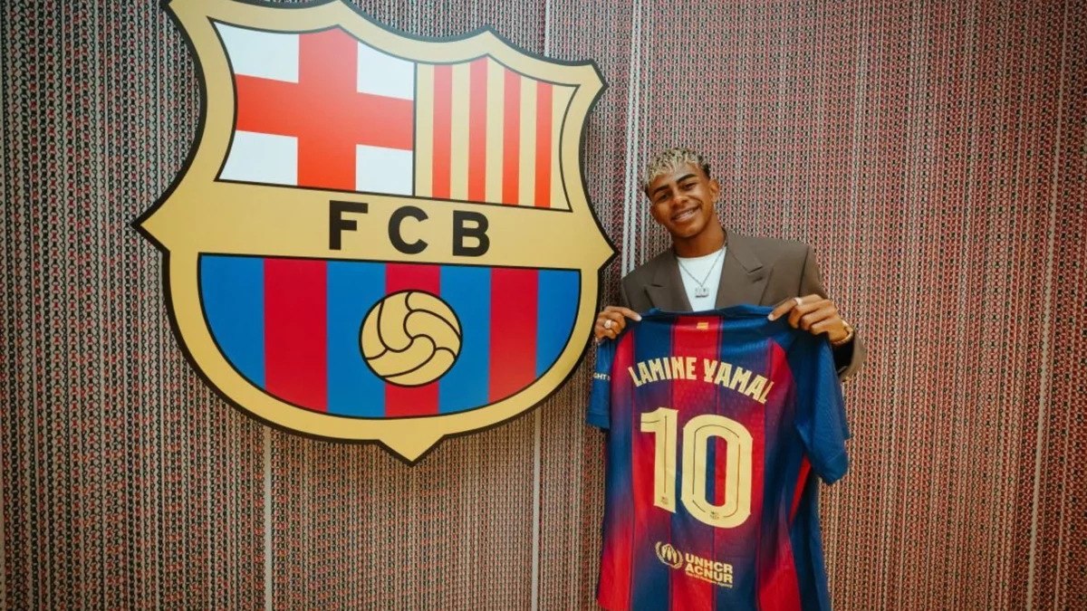 Lamine Yamal, novo camisa 10 do Barcelona